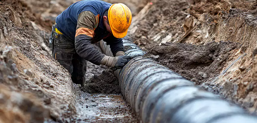 Sewer Replacement in Melville