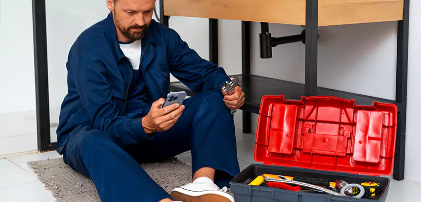 Residential Gas Line Repair in Melville