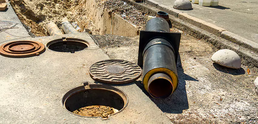 Lateral Sewer Line Replacement in Melville