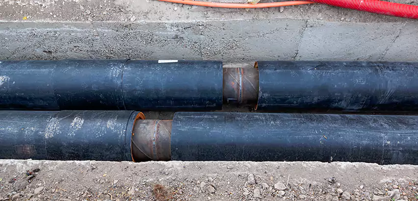 Trenchless Water Line Repair in Melville